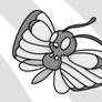 Butterfree grayscale