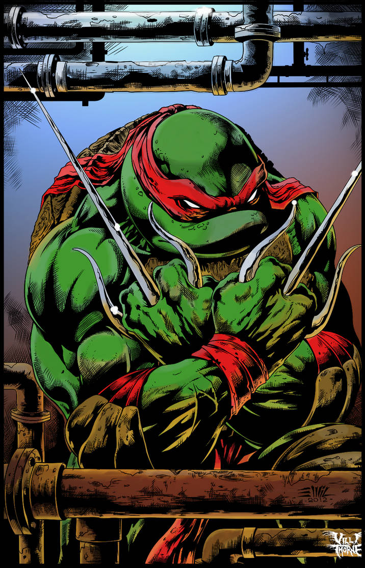 Zombie Raphael Color TMNT Raphael (Colors) by villithorne on DeviantArt