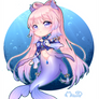 mermaid kokomi chibi