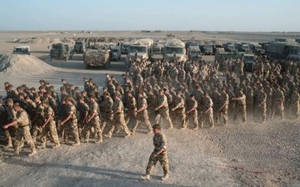 March of the British in Afghan.