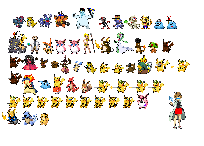 Pokemon Sprite Collection 2 by GeneralHelghast on DeviantArt