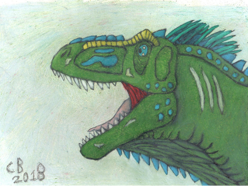 TODS: Tyrannosaurus Head Drawing by GeneralHelghast