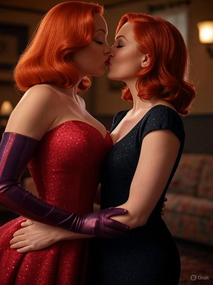 Jessica Rabbit Kisses Jessica Rabbit kissing Black Widow by jhardy87 on DeviantArt