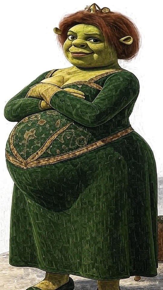 Pregnant Ogre Fiona Shrek by jhardy87 on DeviantArt
