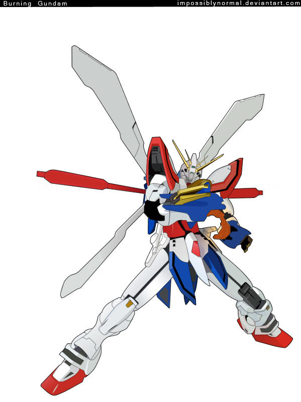 Burning Gundam By Impossiblynormal On DeviantArt