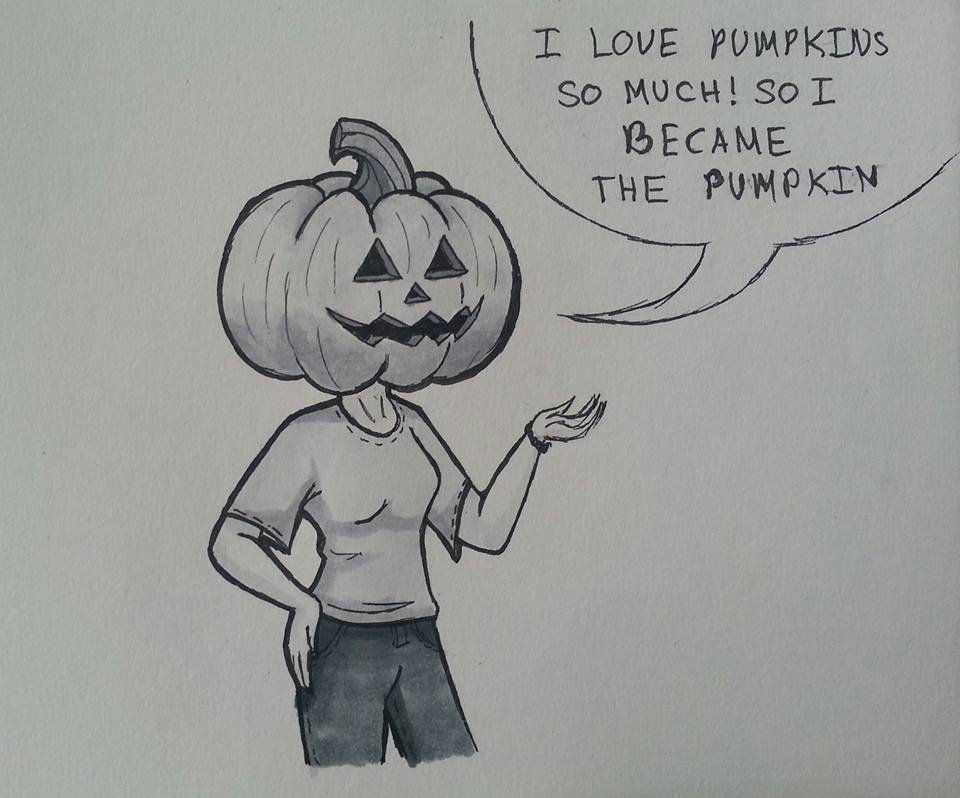 Inktober #4: Become one with Halloween