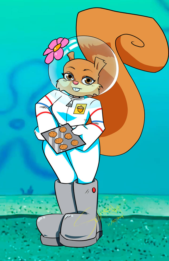 Sandy Cheeks Overthinking Sandy Cheeks by SOLITAIREVANWOLF on DeviantArt