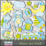 Baby Glow Stickers by Scrap and Tubes