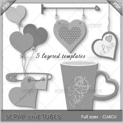 Love Templates by Scrap and Tubes Designs