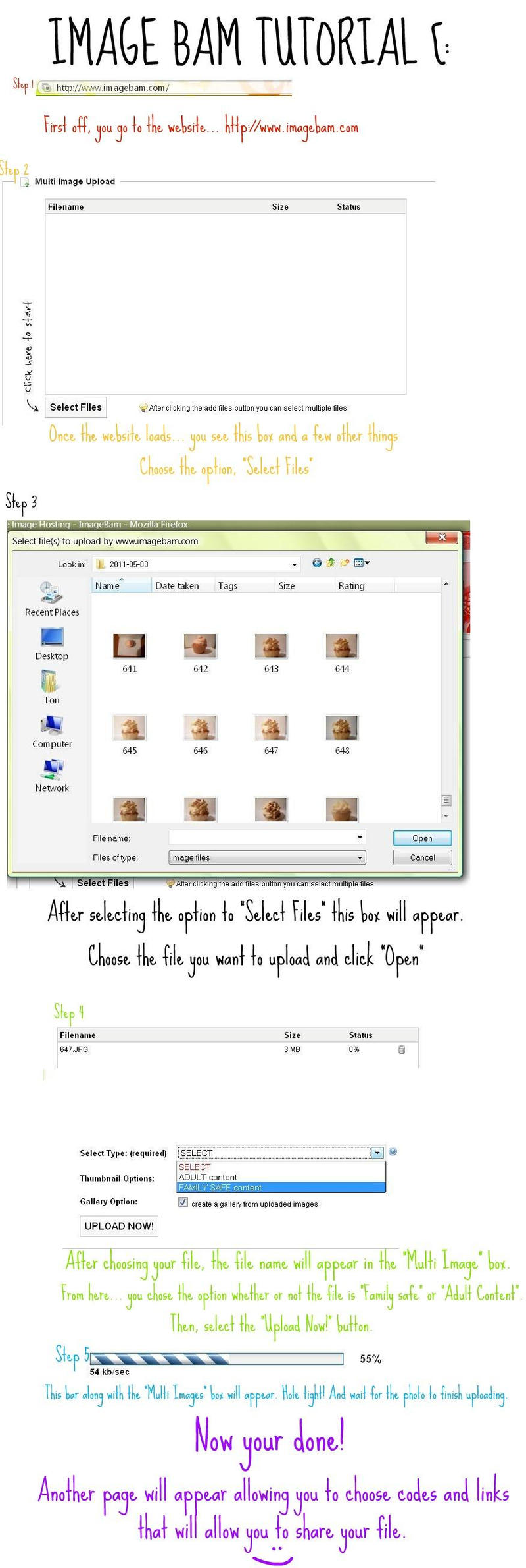 Ubam File Format ImageBam Tutorial by 3DCATZ on DeviantArt