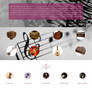 music saba web interface flat design