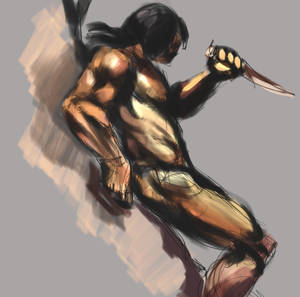 Frazetta study 1