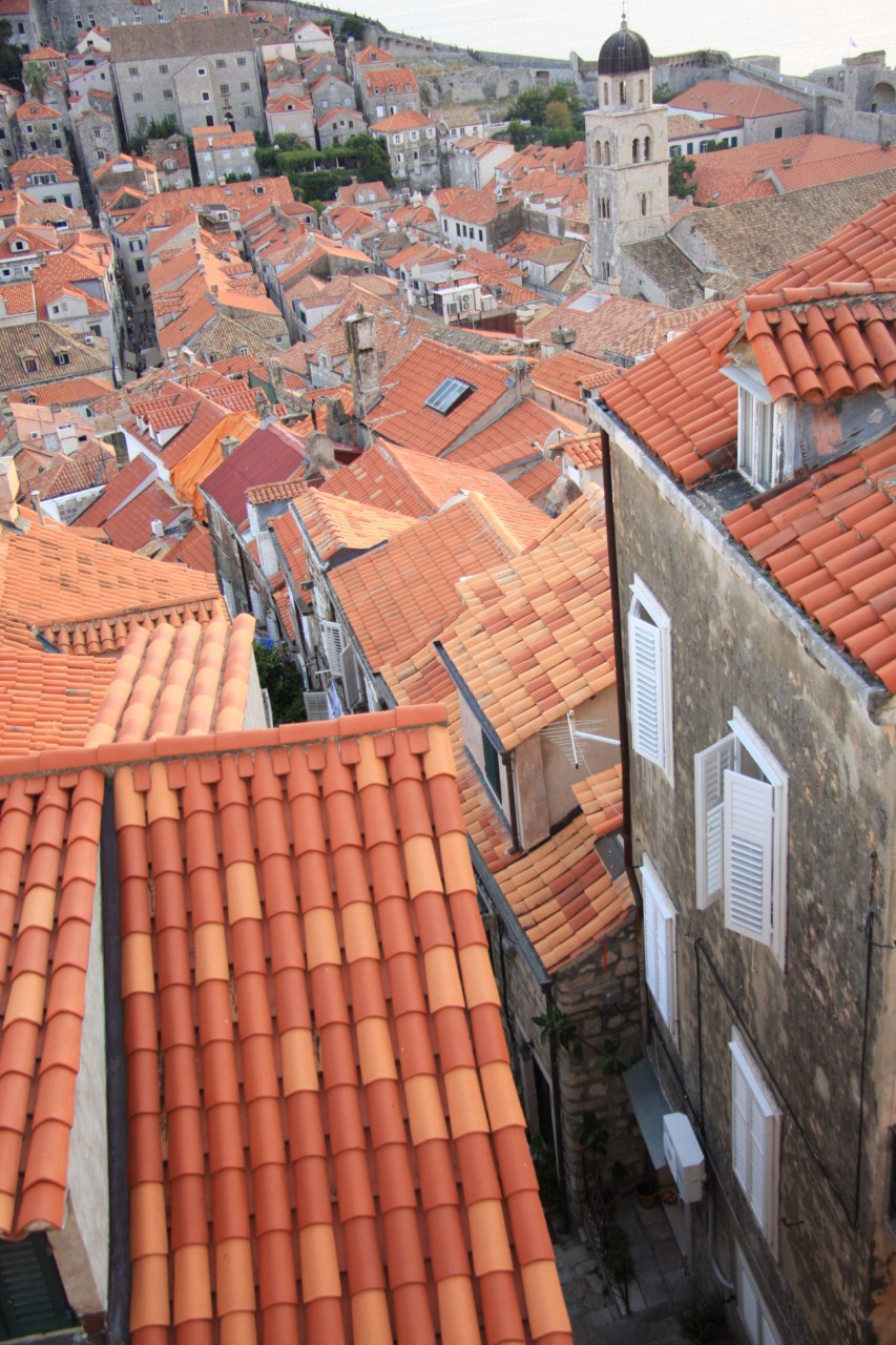 Orange tops of Dubrovnik