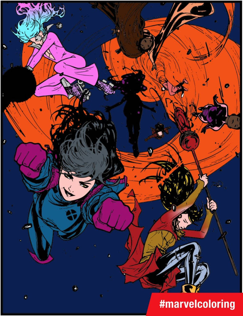 Marvel Color 3 by LaurelQuinzell on DeviantArt
