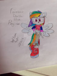 Rainbow dash sonic style