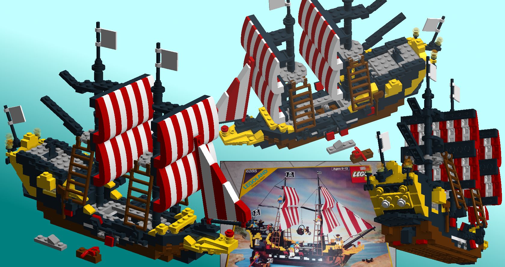 Lego mini pirate discount ship