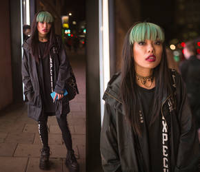 Grunge Street Girl at London 2015.05.16