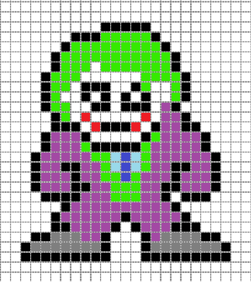 Pixel Art do Coringa