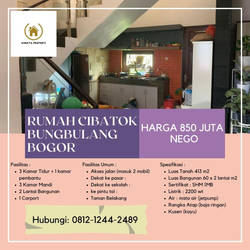 DIJAMIN NYAMAN, Hubungi 0812-1244-2489, Rumah Bagu