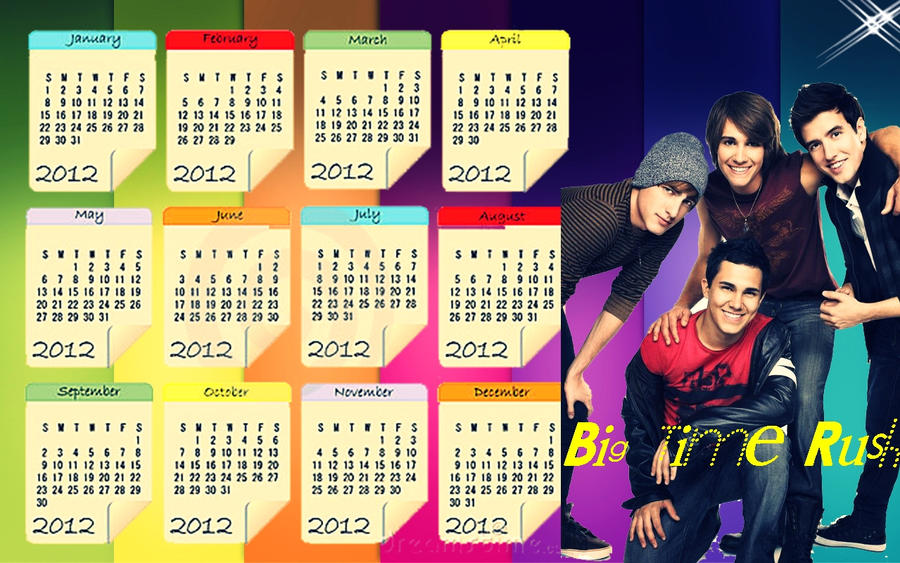 Big Time Rush Calendar By KarlaHenderson On DeviantArt big-time-rush-calendar-by-karlahenderson-on-deviantart