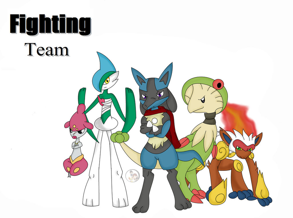 Normal Fighting Pokemon Fighting Type Team by Miiv12 on DeviantArt