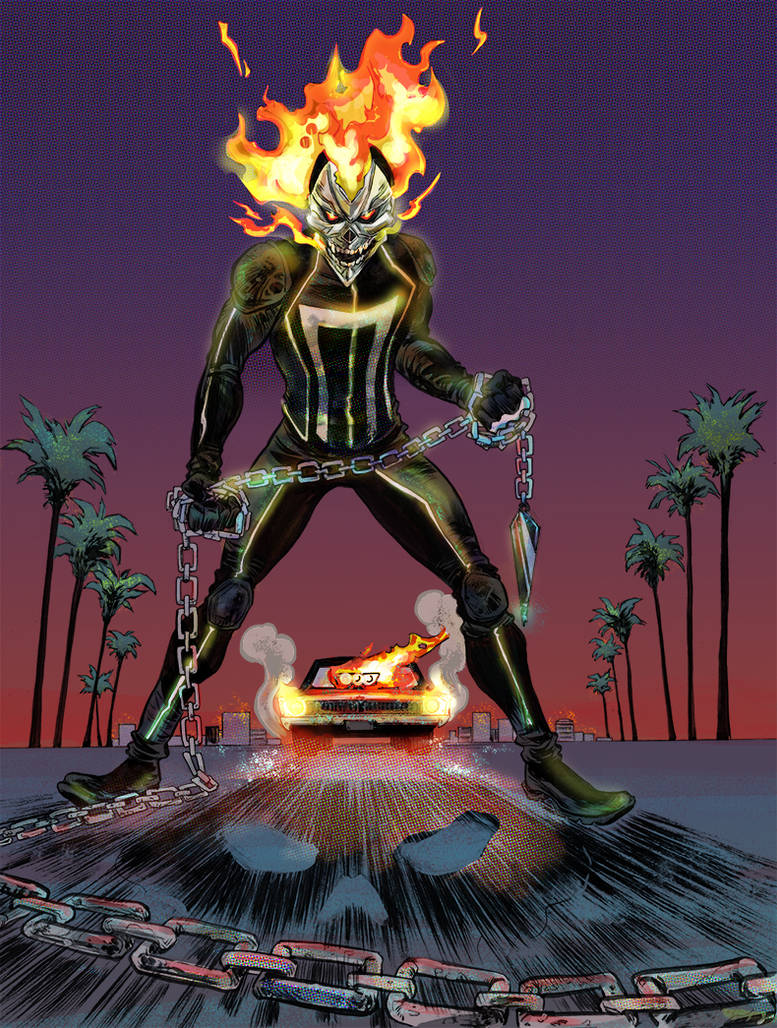 All-New Ghost Rider color by SooDLee on DeviantArt
