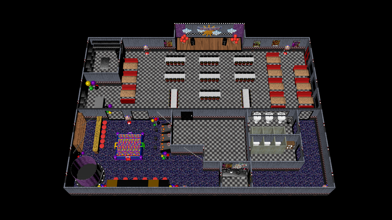 Five Nights at Freddy's Realistic Map