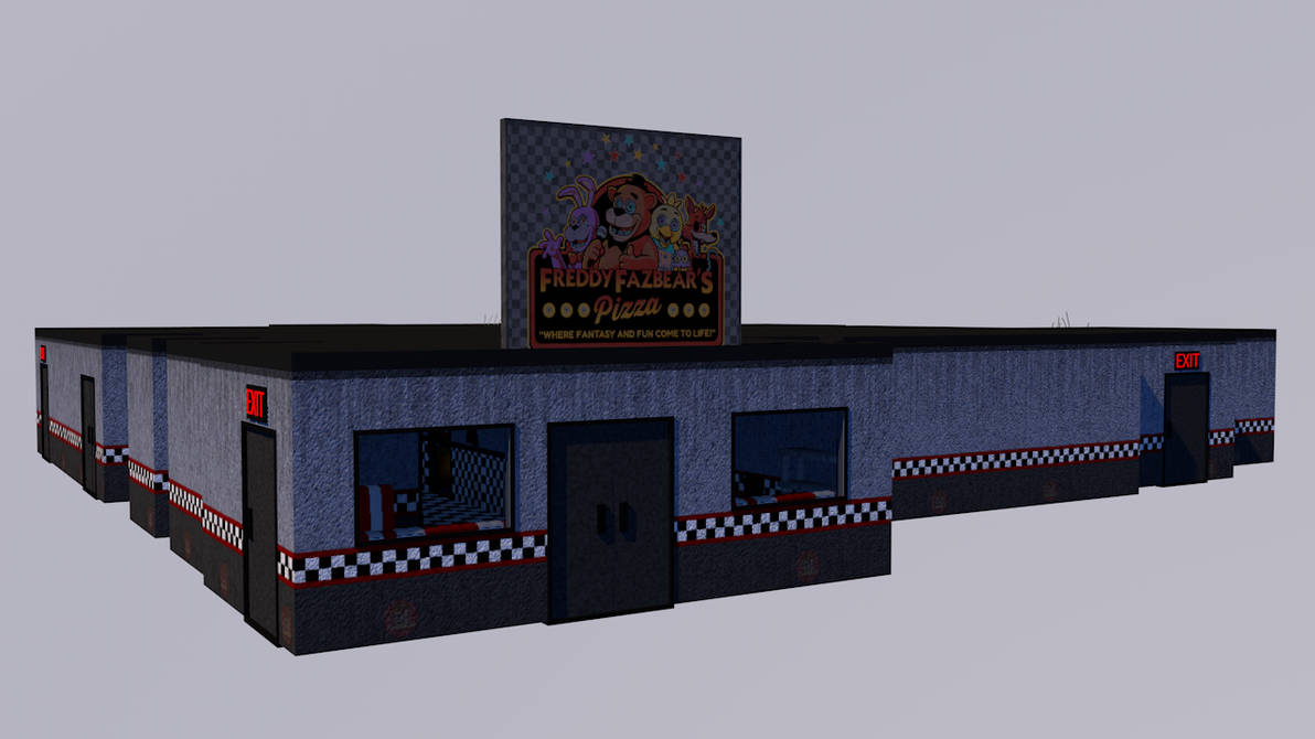 FNAF Dining Room (Not Accurate) by VirtualOdyssey on DeviantArt