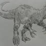 Indominus Rex of the movie 'Jurassic World'