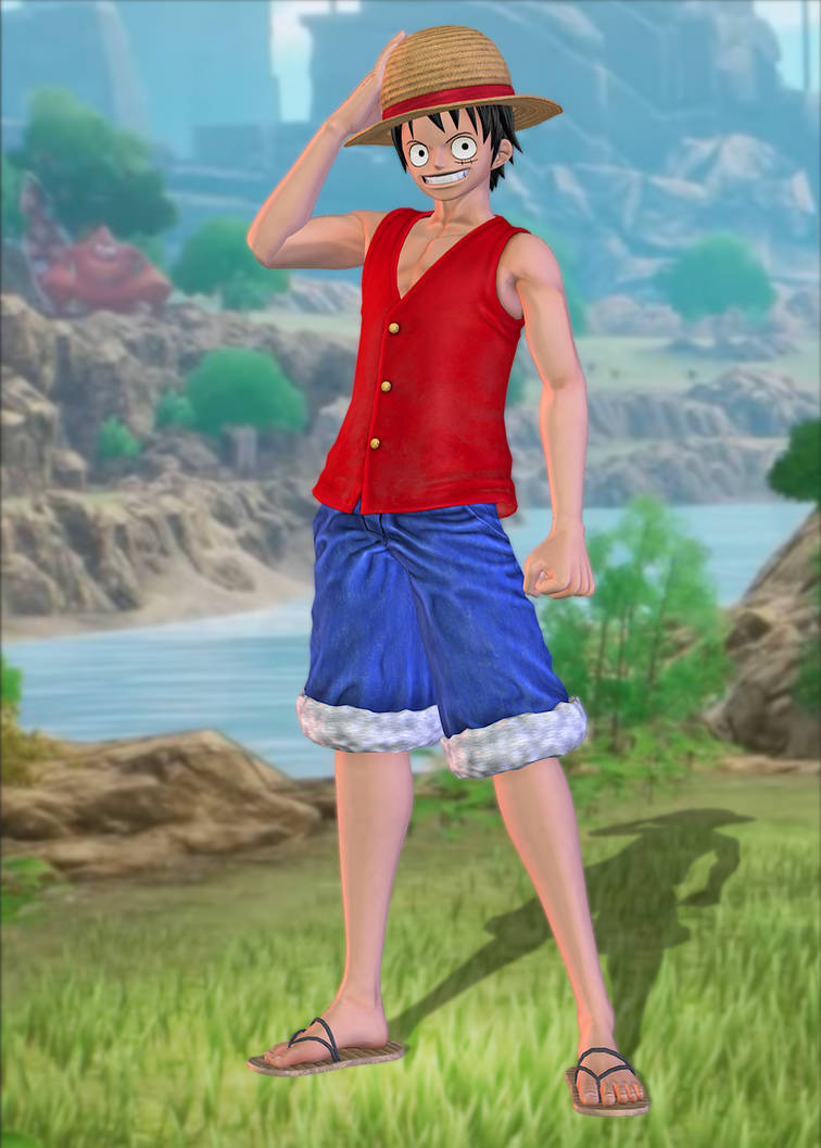 One Piece Luffy Adventure Map - 2000-2020 - 3D model by kane_sk06
