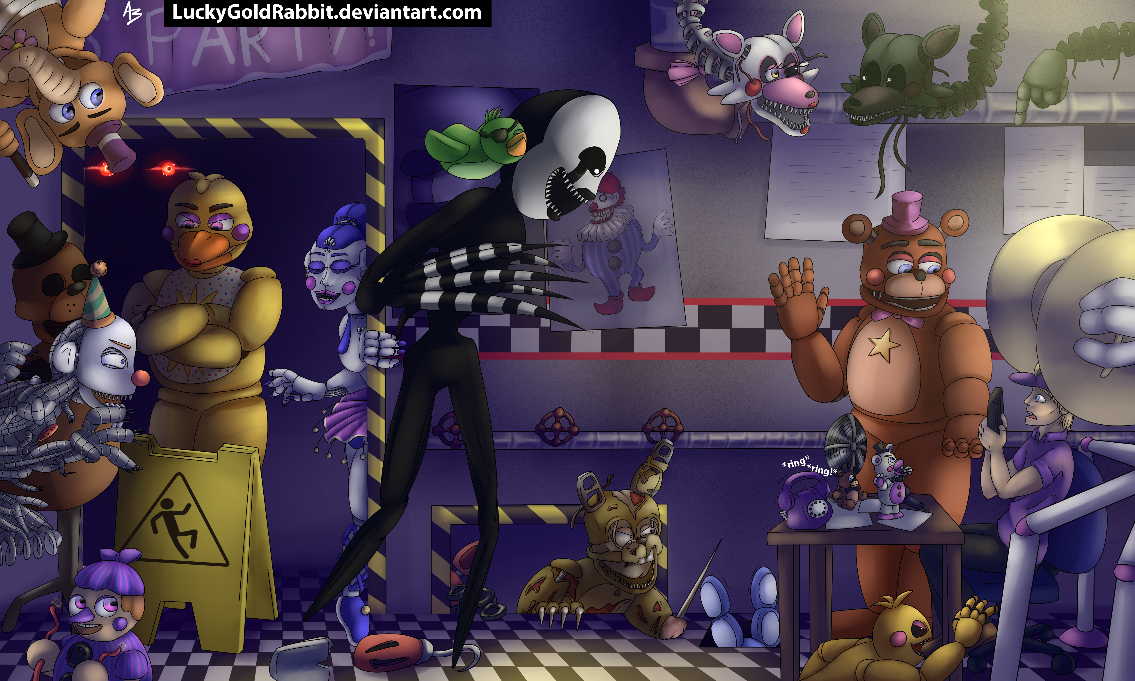 ArtStation - FNAF Ultimate Custom Night Art