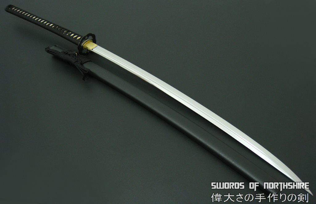 Kuro Unokubi Zukuri 1050 Carbon Steel Katana 2