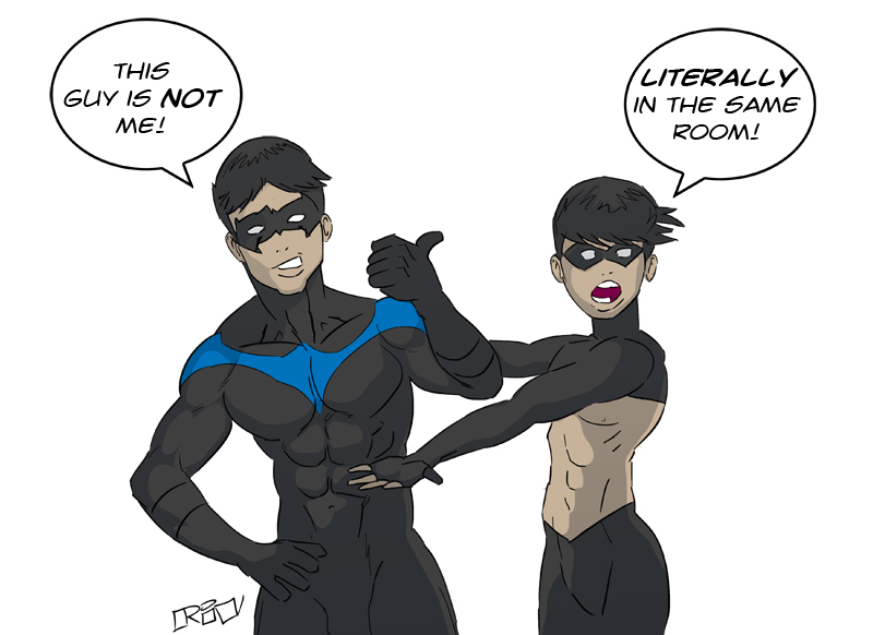 He's not Nightwing