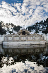 Neptunbrunnen in Schonbrunner Schlosspark, Vienna