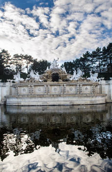 Neptunbrunnen in Schonbrunner Schlosspark, Vienna