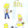 The Simpsons in the 80s