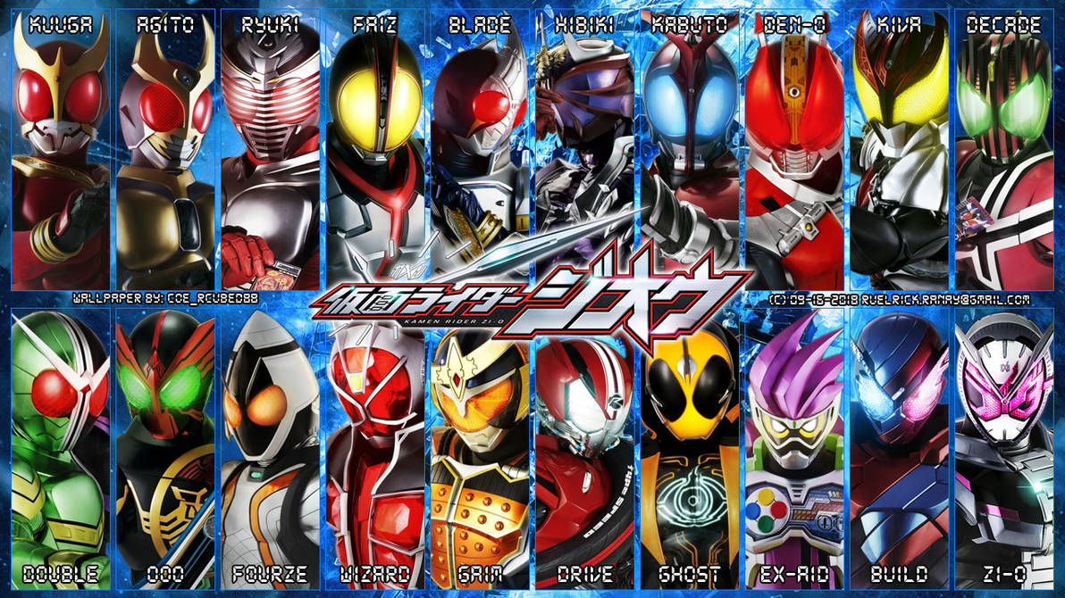 Heisei Kamen Riders by nobuharuudou on DeviantArt