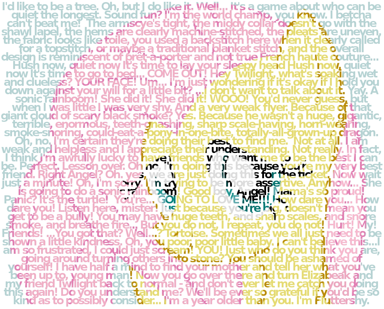 Fllutershy quotes without background by Rinsowaty on DeviantArt
