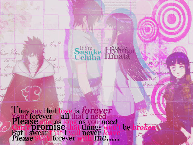 If i'am Sasuke Uchiha You're Hyuuga Hinata ll