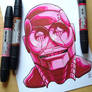 Pink Robot Man - 3 Marker Challenge