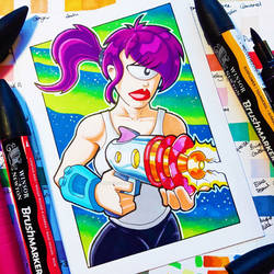 Leela from Futurama, #sixfanarts