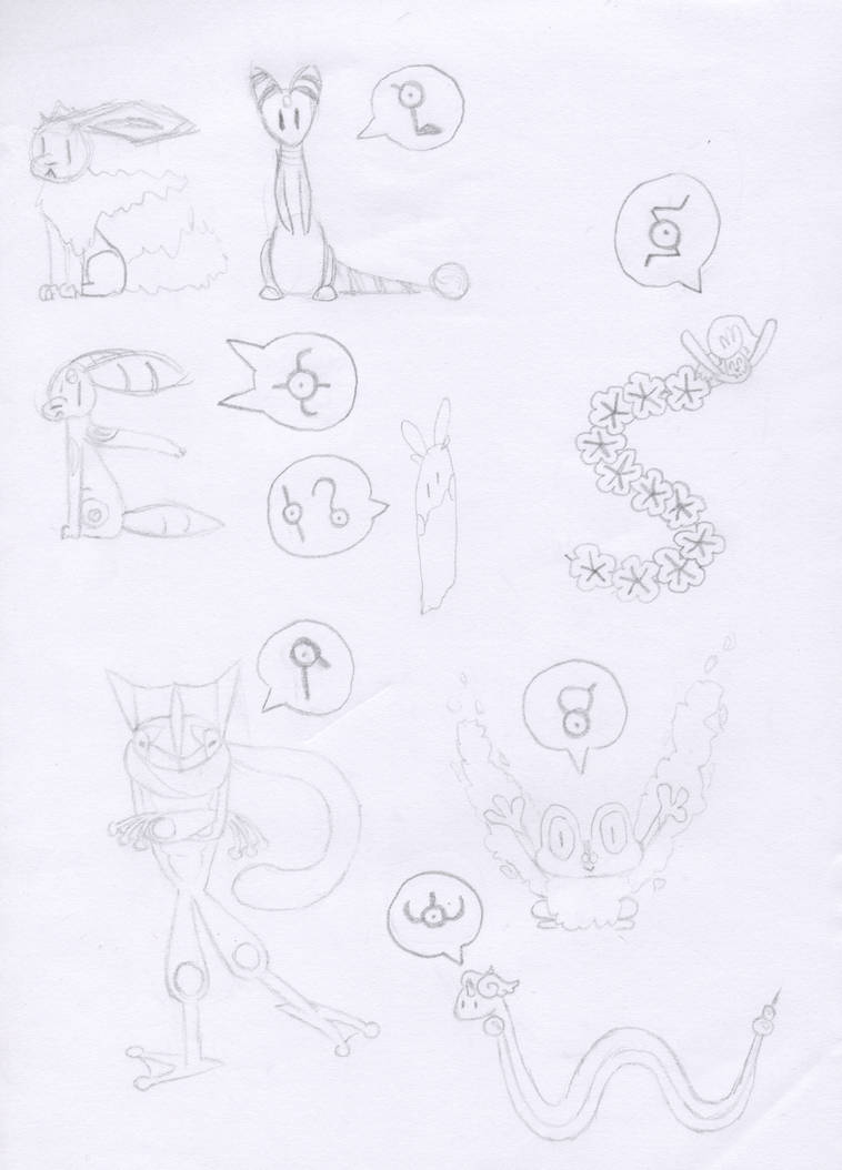 Pokemon Letters by Rubombee on DeviantArt