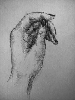 Sketch of my hand