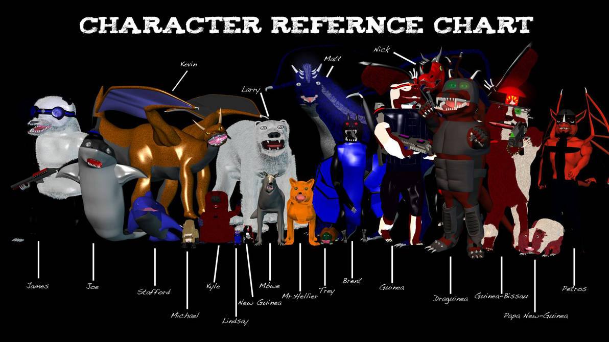 Character Reference Chart by GuineaPog on DeviantArt