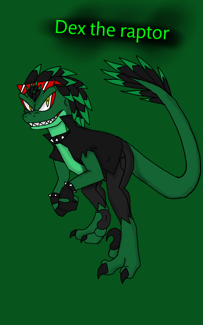 Dex the raptor by xUnholyAbominationx on DeviantArt
