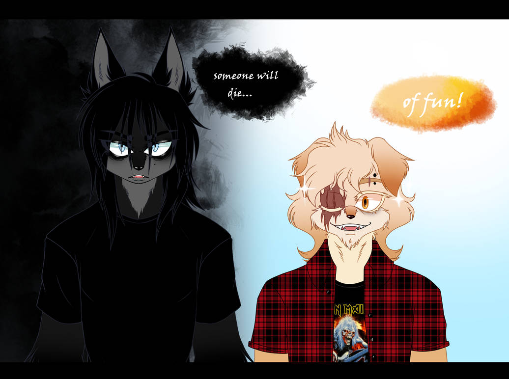 blake and rudy in a nutshell by xUnholyAbominationx on DeviantArt