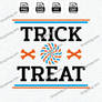 Quote Halloween Trick Or Treat SVG cut files for C