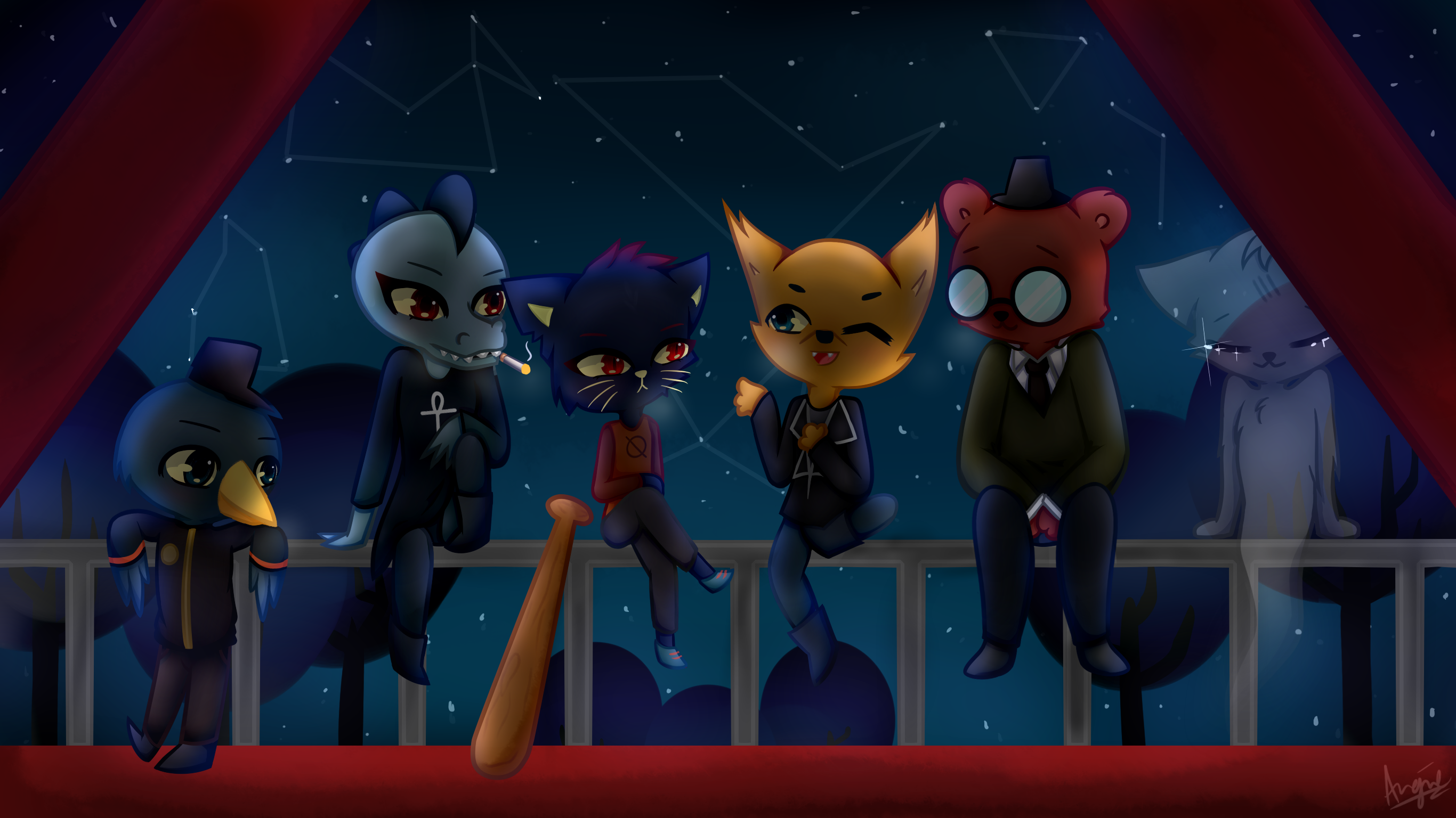 Night In The Woods (Bridge shot night)