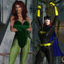 Poison Ivy Ensnares Batgirl