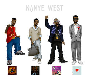 Kanye West Over The Years